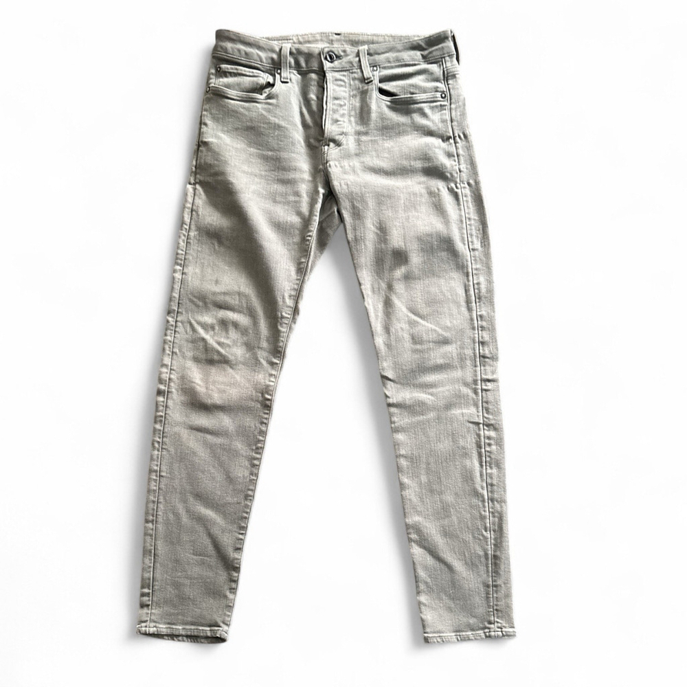 G-STAR RAW 3301 SLIM Denim Jeans Mens Size 30 X 31 Light Olive Khaki Green